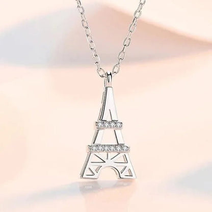 Eiffel Tower Pendant Neckalce for Women Daily Causal Necklace Jewelry Gift