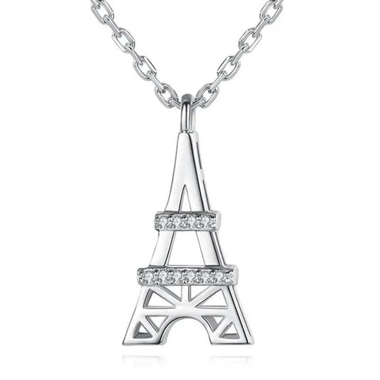 Eiffel Tower Pendant Neckalce for Women Daily Causal Necklace Jewelry Gift - WORLD TIME VISITS