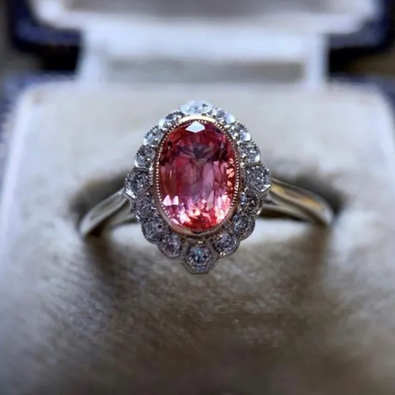 Elegant Beautiful Woman Fashion Classic Ruby Jewelry Exquisite Ring Noble Princess Proposal Engagement Wedding Ring Anniversary Birthday Party Party Christmas Gift Size US4 - 11 Bague Femme - WORLD TIME VISITS