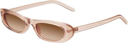Elongated Narrow Cat Eye Sunglasses for Women MS52357 - WORLD TIME VISITS