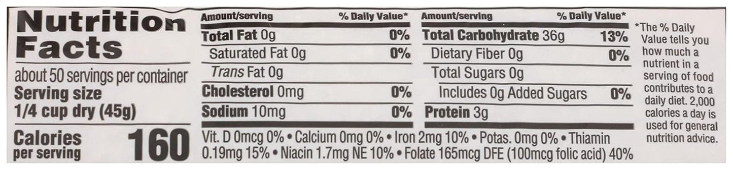 , Enriched Long Grain White Rice, 80 Ounce