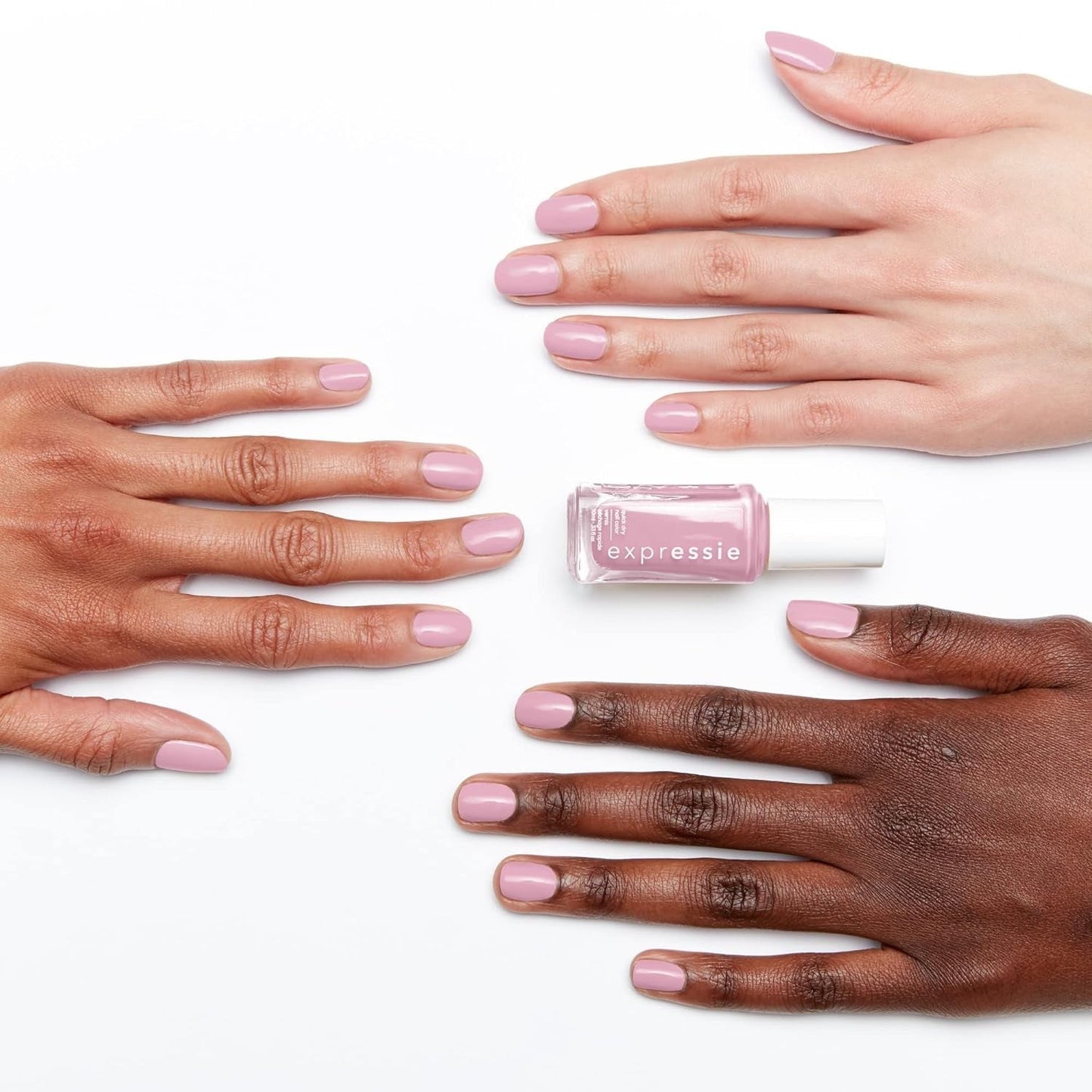 Expr, Quick-Dry Nail Polish, 8-Free Vegan, Lilac Purple, Throw It On, 0.33 Fl Oz