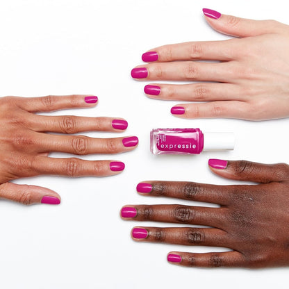 Expr Quick Dry Nail Polish, Vegan, Power Moves, Pink, Power Moves, 0.33 Fl Oz - WORLD TIME VISITS