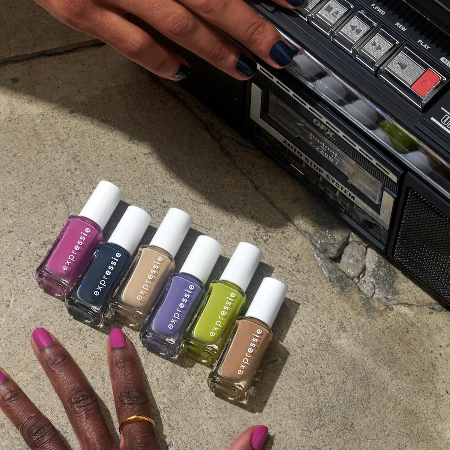 Expr Quick Dry Nail Polish, Vegan, Power Moves, Pink, Power Moves, 0.33 Fl Oz