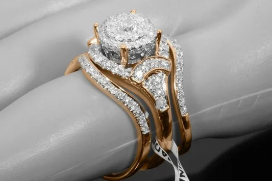 Exquisite 3pcs/Set Super Pretty Women's Fashion Sapphire Ring Set Anniversary Gift Engagement Bridal Wedding Rings Jewelry Set Size 5 - 11 - WORLD TIME VISITS