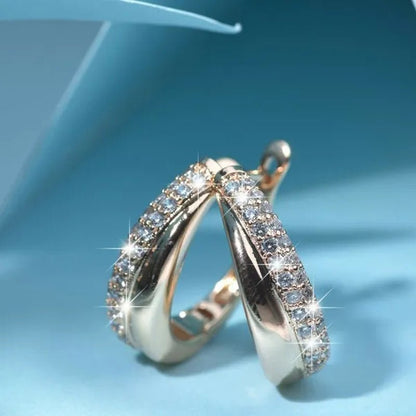 Exquisite Fashion   Diamond Stainless Steel Earrings European and American Women Earrings Health Care Weight Loss Earrings 100% Surprise  Chakra Burning Fat Yoga Energy Slimming Diamond Earrings Jewelry