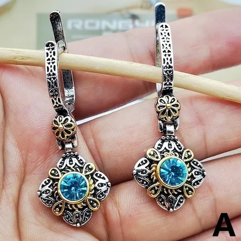 Exquisite Sapphire Earrings Zircon Earrings Dangle Earrings Drop Earrings Diamond Earrings Ladies Fashion Earrings Wedding Party Earrings