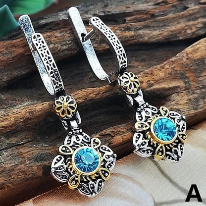Exquisite Sapphire Earrings Zircon Earrings Dangle Earrings Drop Earrings Diamond Earrings Ladies Fashion Earrings Wedding Party Earrings