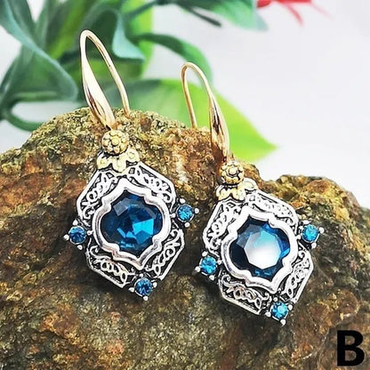 Exquisite Sapphire Earrings Zircon Earrings Dangle Earrings Drop Earrings Diamond Earrings Ladies Fashion Earrings Wedding Party Earrings