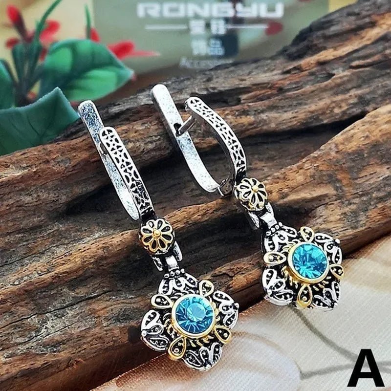 Exquisite Sapphire Earrings Zircon Earrings Dangle Earrings Drop Earrings Diamond Earrings Ladies Fashion Earrings Wedding Party Earrings