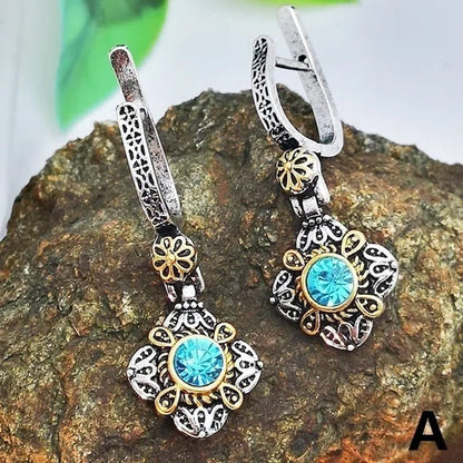 Exquisite Sapphire Earrings Zircon Earrings Dangle Earrings Drop Earrings Diamond Earrings Ladies Fashion Earrings Wedding Party Earrings