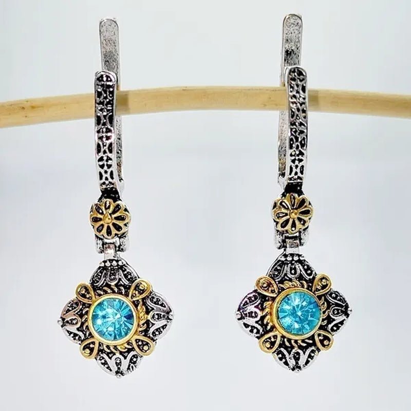 Exquisite Sapphire Earrings Zircon Earrings Dangle Earrings Drop Earrings Diamond Earrings Ladies Fashion Earrings Wedding Party Earrings