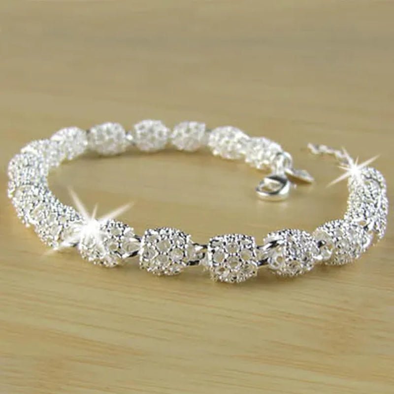 Exquisite Women's 925 Sterling Silver Fashion Bracelet - WORLD TIME VISITS