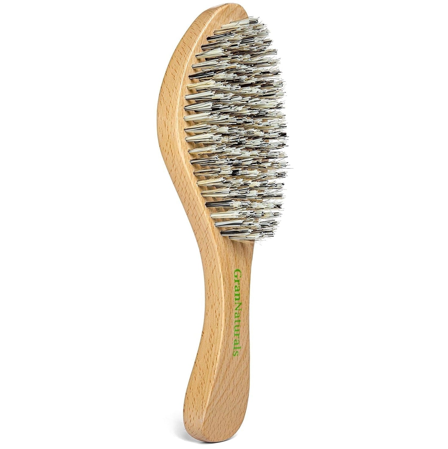 Extra Hard Wave Brush - Curved Boar & Extra Hard Nylon Bristle Hair Brush for 360 Waves - WORLD TIME VISITS