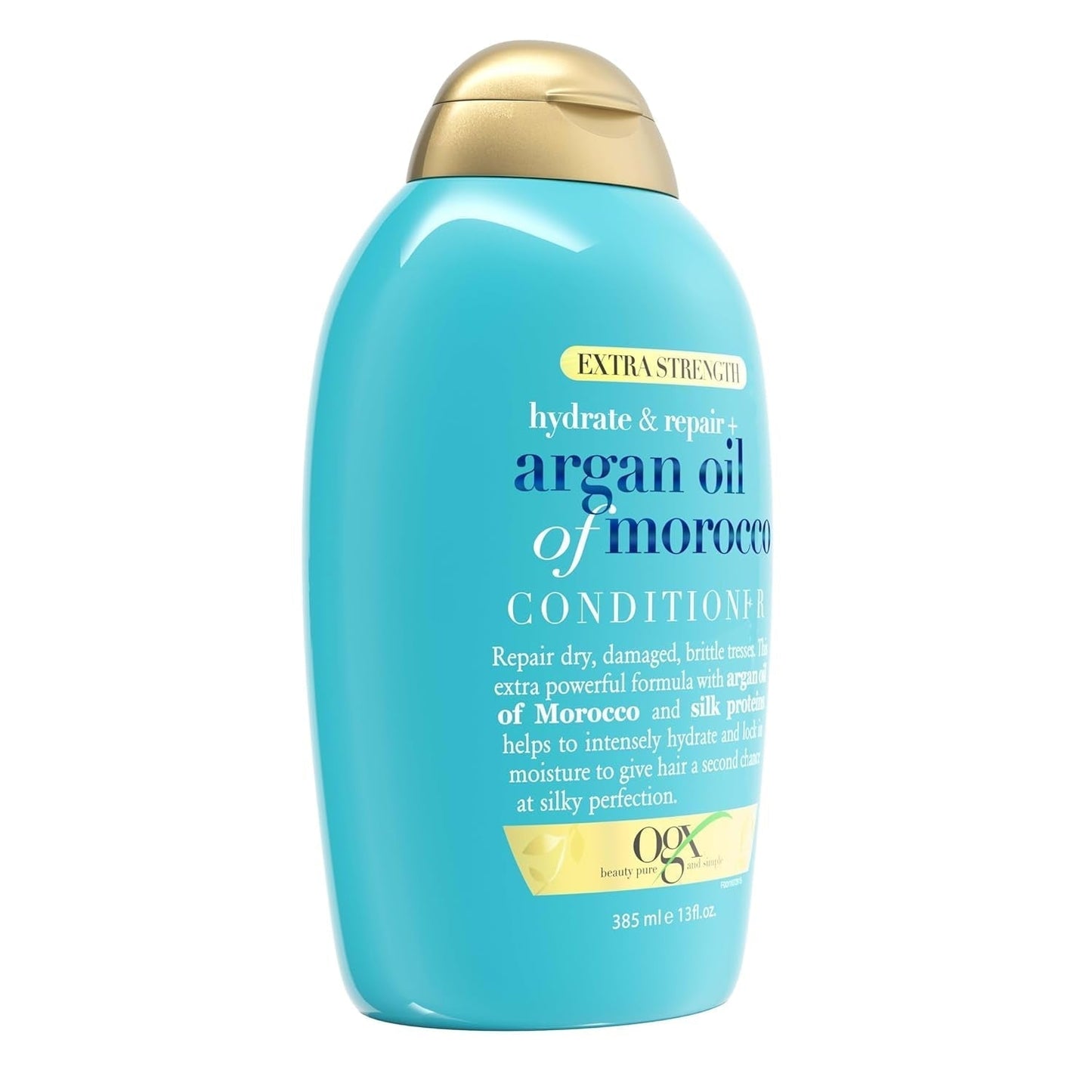 Extra Strength Hydrate & Repair Conditioner with Argan Oil of Morocco for Dry, Damaged Hair, 13 Fl Oz