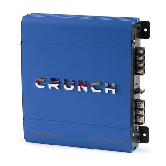 Crunch Powerdrivex 1000 Watt 2 Channel Exclusive Blue A/B Car Stereo Amplifier