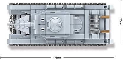 Military Themed WW2 Building Blocks Tank Sets for World War 2 Brick Building Enthusiats (BT-7 Tank)