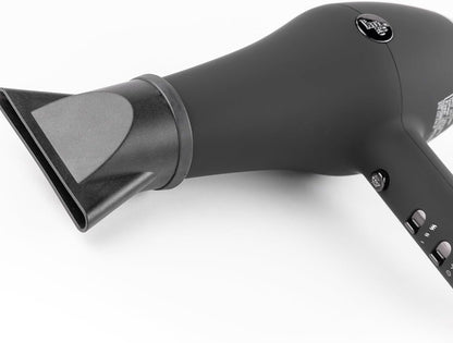 Soleil Professional Hair Dryer | 3 Heat Settings & 2 Airflow Settings | Cool Shot Locks-In Style | Professional Length Cord | Best Lightweight Hair for Smooth Blowouts (Black)