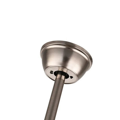 42'' Modern Invisible Telescopic Ceiling Fan Light LED Chandelier with Remote Control Silver