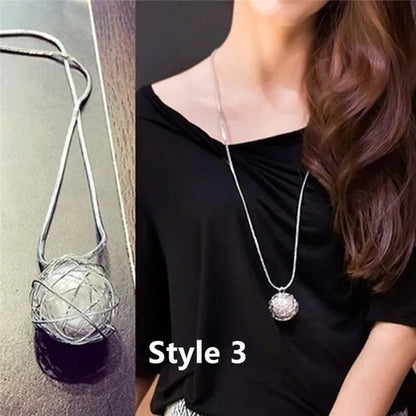 Butterfly Pendant Necklace Sweater Chain Long Tassel Necklace Adjustable Women'S Fashion Jewelry Accessories