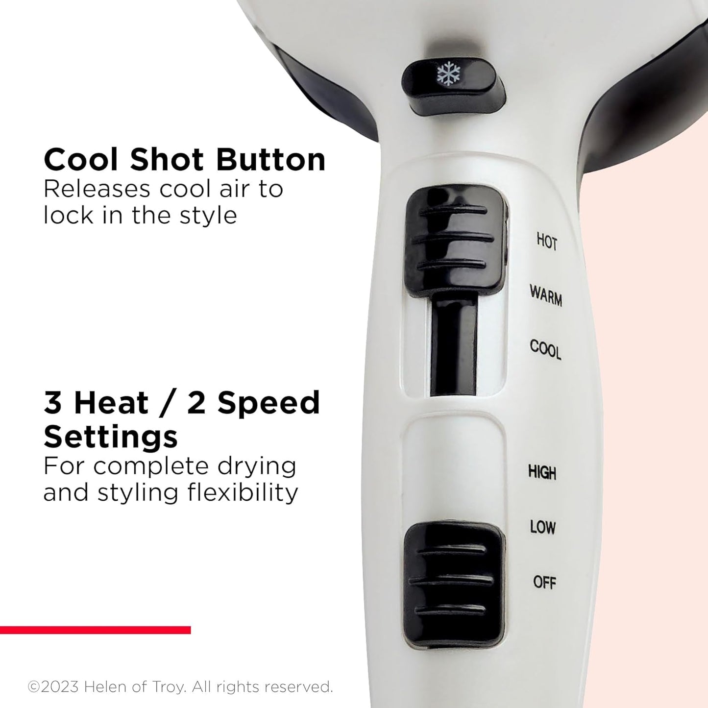 Shine Booster Hair Dryer | 1875W Smooth Blowout and Maximum Volume