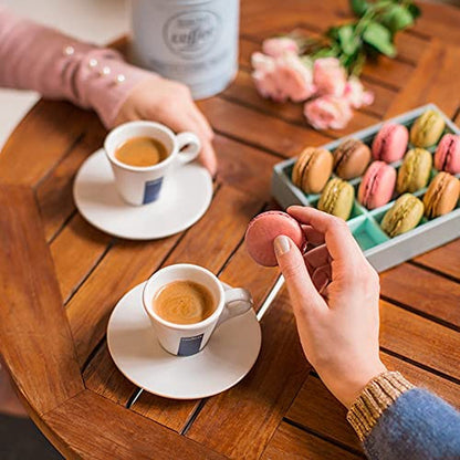 BLUE Classy Mini Single Serve Espresso Coffee Machine LB 300, 5.3" X 13" X 10.2" 2 Coffee Selections: Simple Touch Controls, 1 Programmable Free Dose and 1 Pre-Set - WORLD TIME VISITS