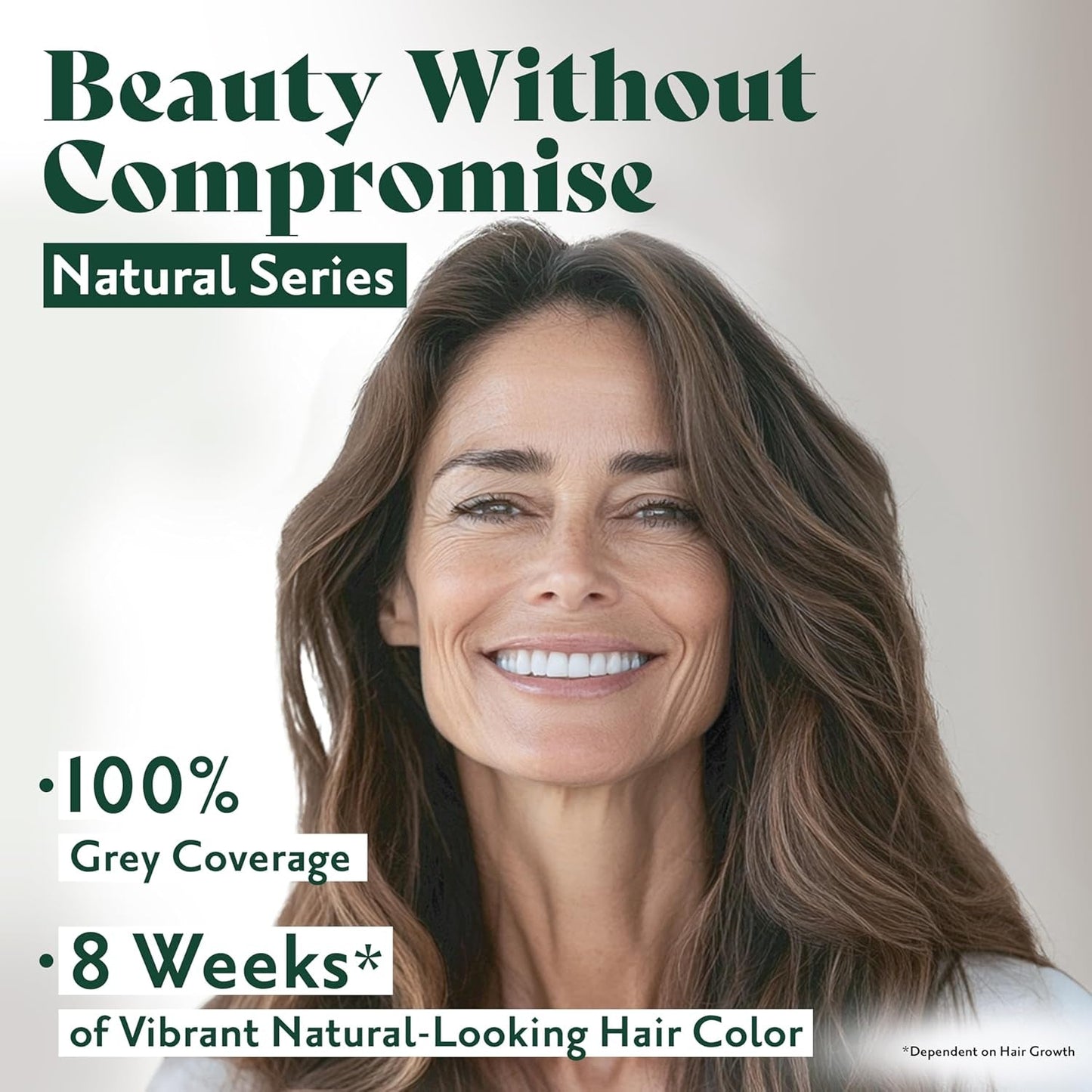 Permanent Hair Dye for Women - 5N Light Chestnut - for up to 100% Gray Coverage of Resistant Gray Hair - Ammonia-Free, Alcohol-Free & Vegan - Salon Influenced Hair Color 5.75 Fl Oz