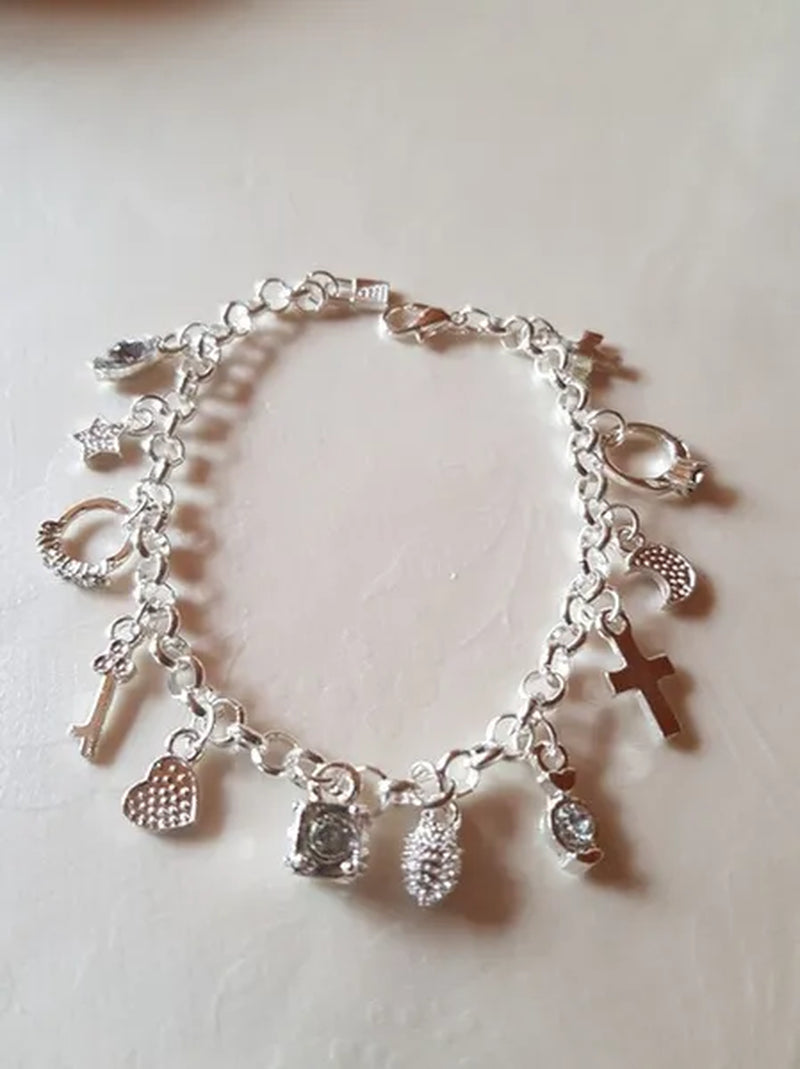 Fashion Jewelry 925 Silver Chain Bracelets for Men or Women - WORLD TIME VISITS