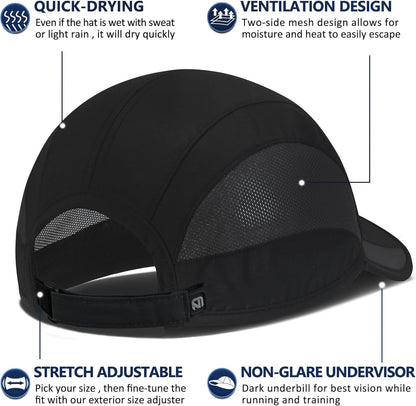Quick Dry Run Hat Cooling Breathable Mesh