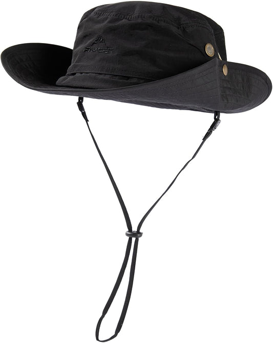 Oversize XL XXL Large Wide Brim Waterproof UPF 50+ Bucket Sun Summer Travel Fishing Hiking Fisherman Hat Detachable Chin