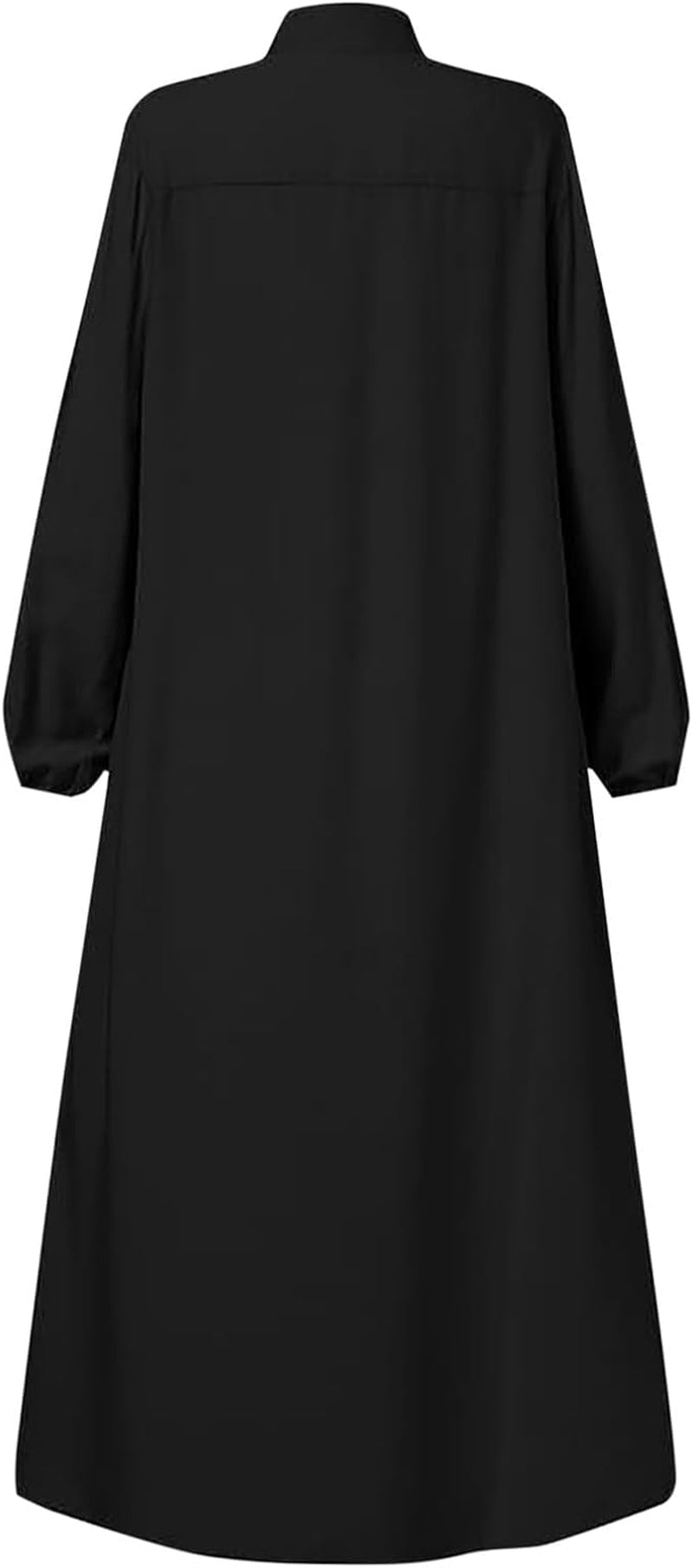 Women'S Chiffon Kaftan Abaya Dress Muslim Long Sleeve Self Tie Flowy Maxi Dress Abaya Casual Dress Dubai Outfits - WORLD TIME VISITS