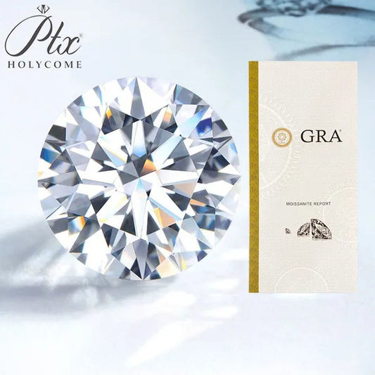 HOLYCOME Natural Diamonds GHIJ Color round Shape VVS1 Excellent Clarity Natual Diamonds with GRA Certificate Report and 2.0 Caratretail Price $9999