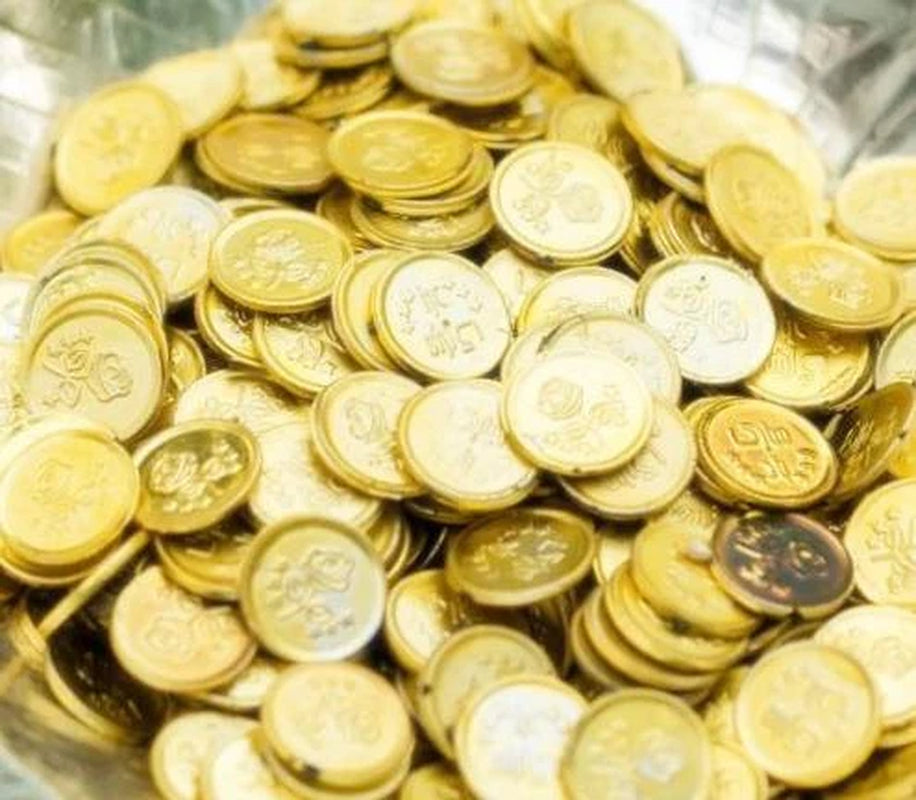 Sofreh Aghd Coins Mobarakbad Plastic Sekkeh for Persian Wedding Masters Coins - WORLD TIME VISITS