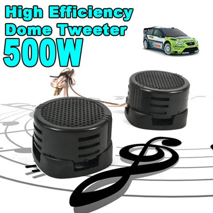 Durable Mini Car Motocycle 12V Dome Audio Music Stereo Built-In Crossover High Tweeter Speaker