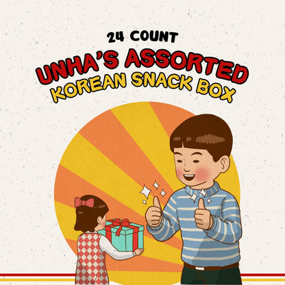 Korean Variety Snack Box - 24 Packs. Tteokbokki Snacks, Cookies, Crackers, Coffee Mix and Candy, Gift Snacks, Care Package, Korea Assortment Treats for Adult, Kids, College, Students