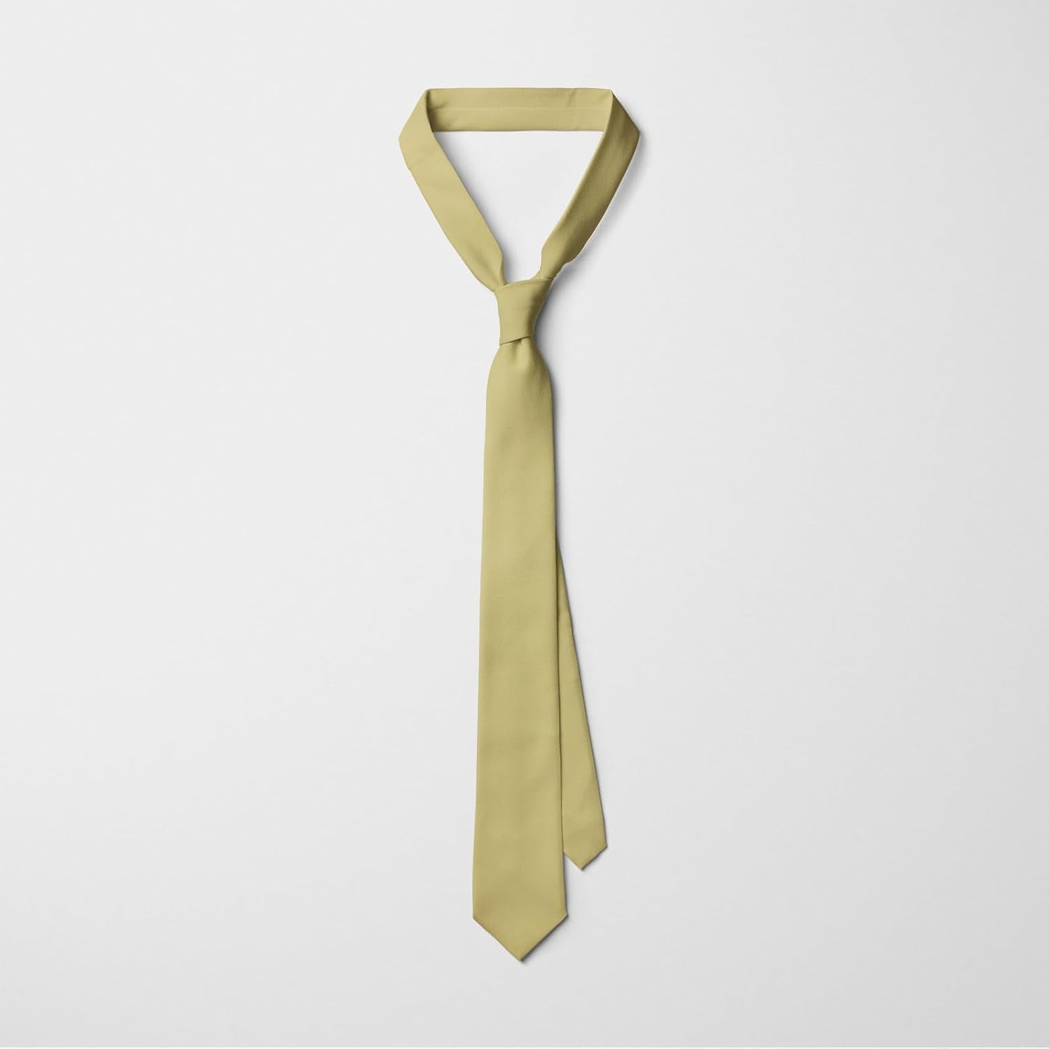 Men'S Skinny Ties 2 Inch (5CM) Solid Pure Color Plain Slim Necktie for Men - WORLD TIME VISITS