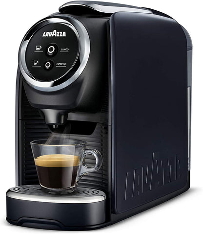 BLUE Classy Mini Single Serve Espresso Coffee Machine LB 300, 5.3" X 13" X 10.2" 2 Coffee Selections: Simple Touch Controls, 1 Programmable Free Dose and 1 Pre-Set - WORLD TIME VISITS