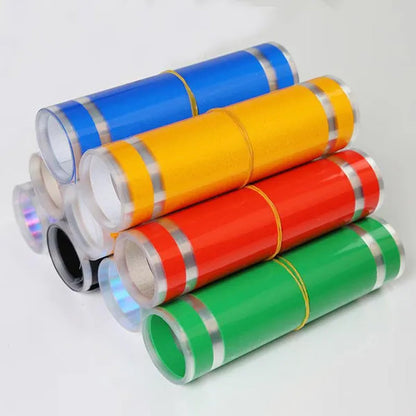 2PCS Long Stripe Decal Car Stickers Car Racing Auto Side Body Stickers Stripe Fashion Waterproof Vinyl Decal