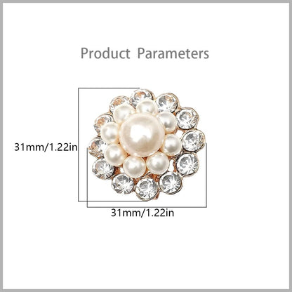 Vintage CZ Flower Pearl Statement Ring for Women Girls Gold Plated Adjustable Expandable Cubic Zirconia Imitation Pearls Open Wrap Promise Engagement Rings Comfort Fit Wedding Mother'S Day Jewelry