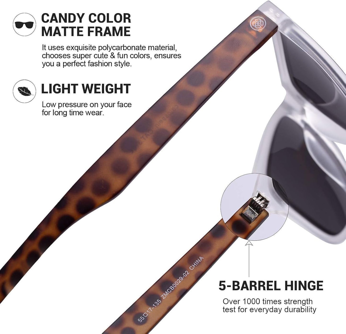 Sunglasses Womens,Classic Square Frame UV400 Mirrored Lens,Sunglasses Fit for Beach,Vacation,Driving