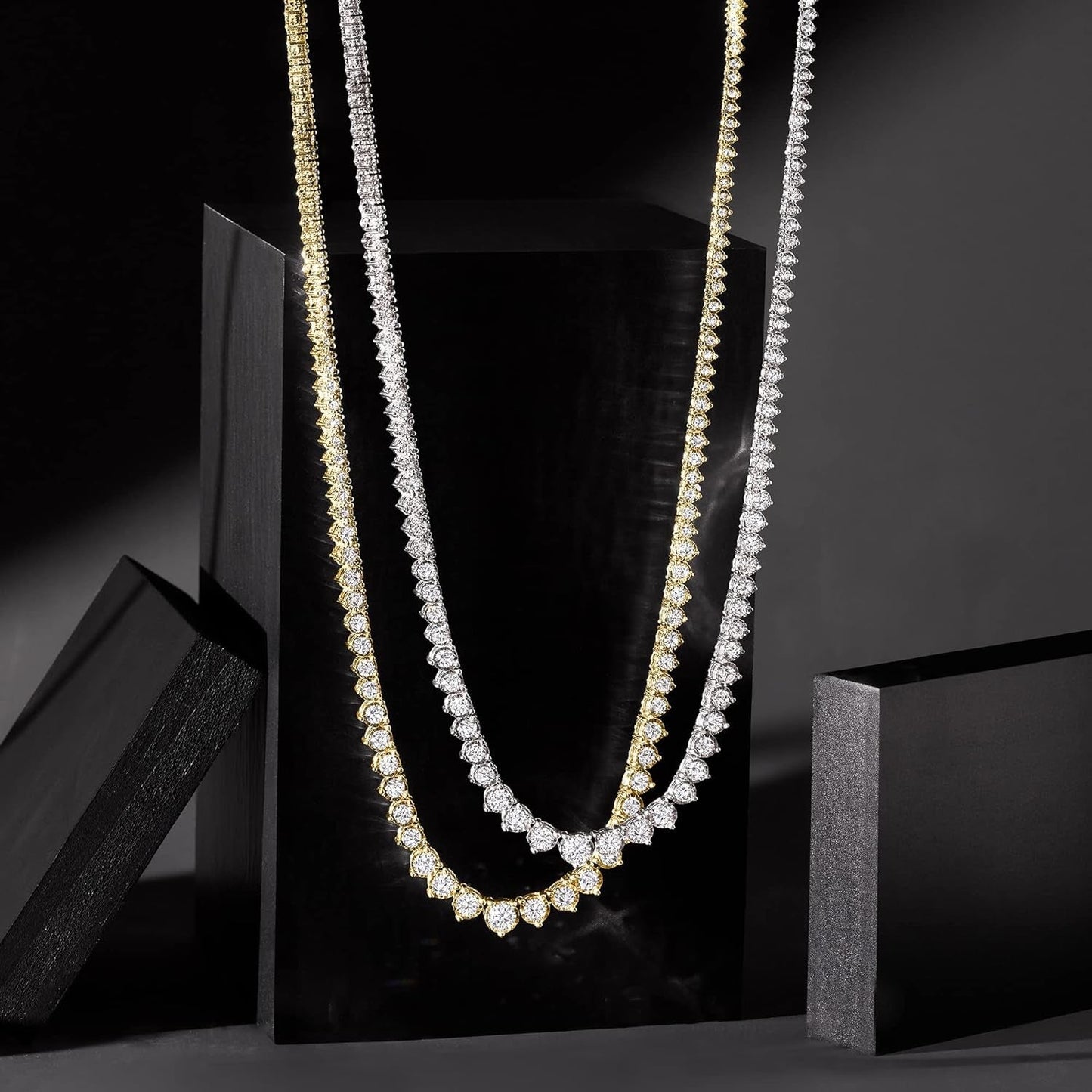 Diamond Tennis Necklace I-J Color / I2-I3 Clarity