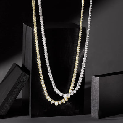Diamond Tennis Necklace I-J Color / I2-I3 Clarity