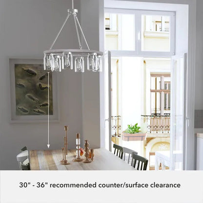Hunter Fan Company Devon Park 6 Bulb Hanging Chandelier Indoor Light Fixture