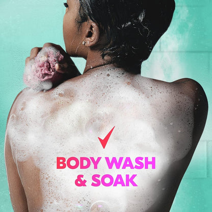 Maximum Recovery Body Wash and Soak Post-Workout Recovery Skincare Routine Tart Cherry + Epsom Salt + Electrolytes Bath and Body Product 22 Oz, Pack of 4