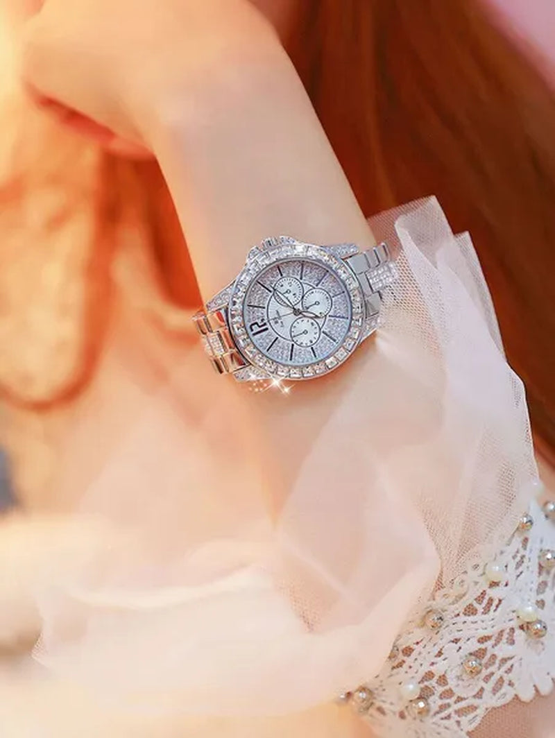 Fashion Women Watches Luxury Brand Watch Bracelet Quartz Diamond Rose Gold Ladies Wrist Watches For Women Wristwatch montre femme