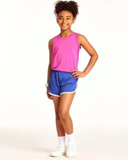5 Pack: Girls' Dry-Fit Active Athletic Dolphin Shorts (Ages 4-16)