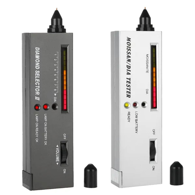 Jewerly Diamond Tester and Moissanite Tester, LED Diamond Detector Selector, Gems Stone Hardness Test Tool Diamond Testers - WORLD TIME VISITS
