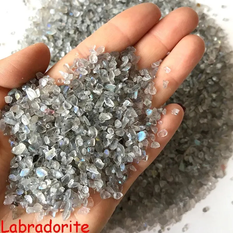 Natural Crystal Mixed Beads Irregular Shaped Tumbled Chips Crushed Stone Yoga Healing Crystal Turquoise Lapis Lazuli Amazonite Stones for Jewelry Making DIY Bracelet Necklace Home Decoration