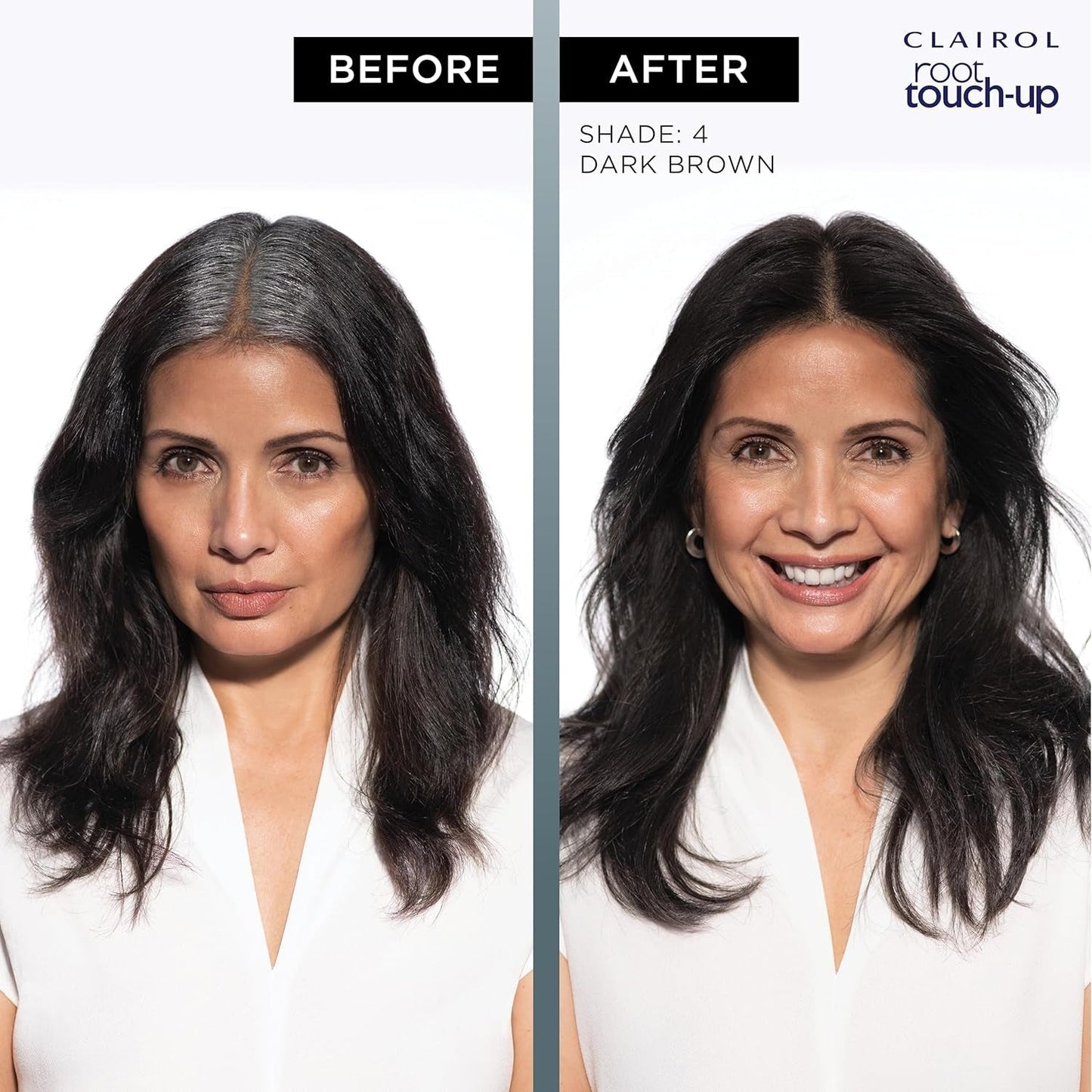 Root Touch-Up by Nice'N Easy Permanent Hair Dye, 4 Dark Brown Hair Color, Pack of 2 - WORLD TIME VISITS