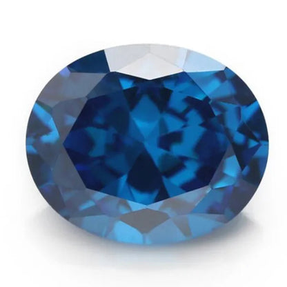 2PC 2.0Ct Loose Gemstone Oval Cut Cubic Zirconia Stone Jewelry Production Craft Bead Grade VVS 6*8Mm /0.23*0.31Inch